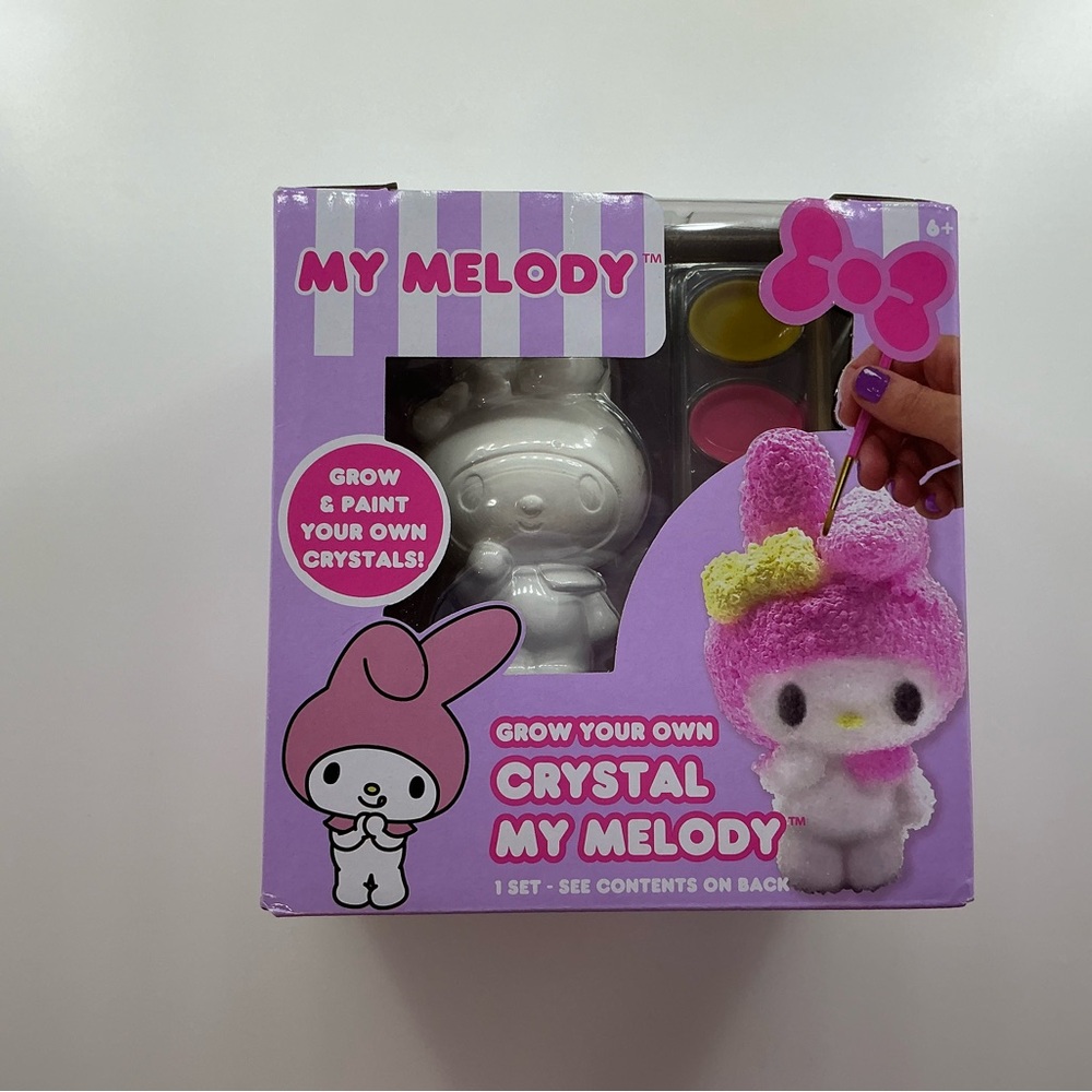 ! NEW! Sanrio Hello Kitty My Melody Grow Your Own Crystal Art Kit Sealed Set